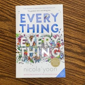 Book: EVERYTHING EVERYTHING by Nicola yoon